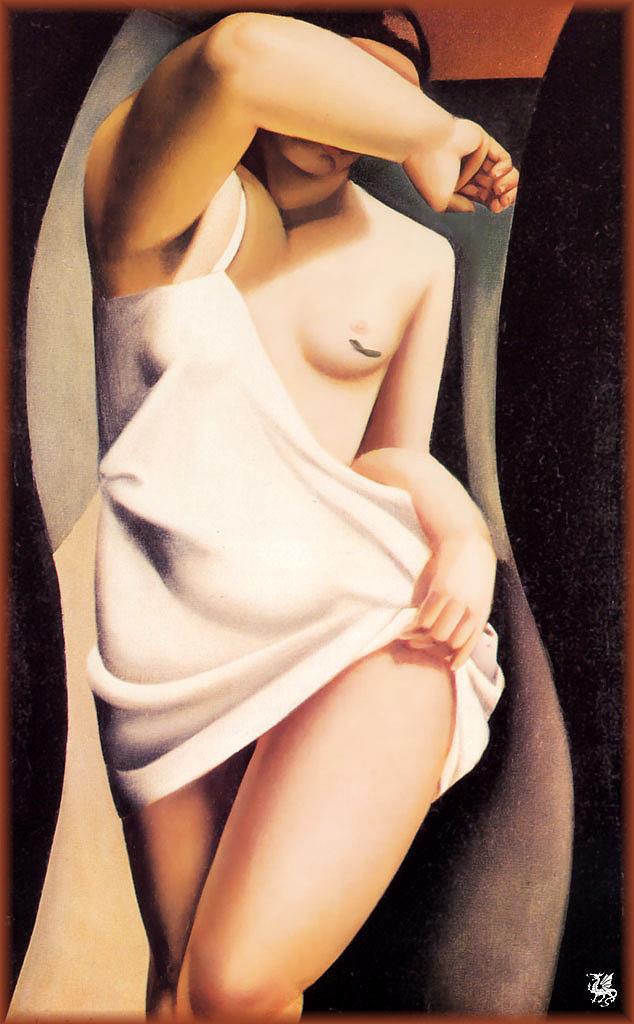 le modèle 1925 contemporain de Tamara de Lempicka Peintures à l'huile